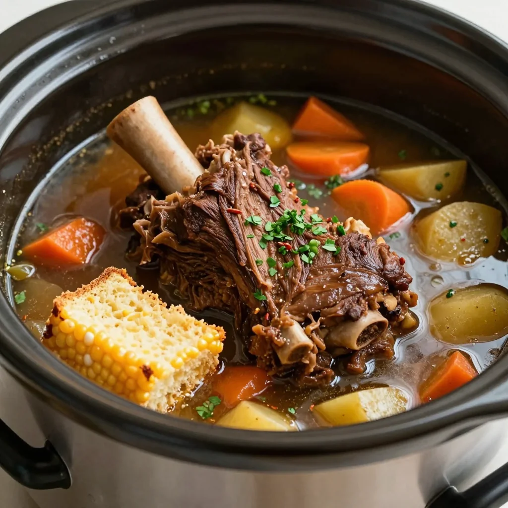 MLK Day Slow Cooker Neck Bone Stew for Traditional Flavor