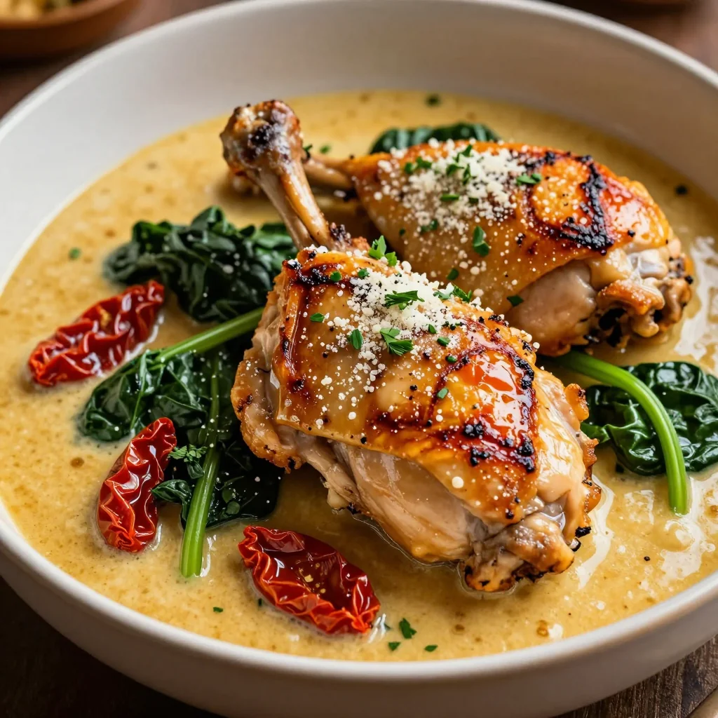 Slow Cooker Creamy Tuscan Chicken For Busy Nights