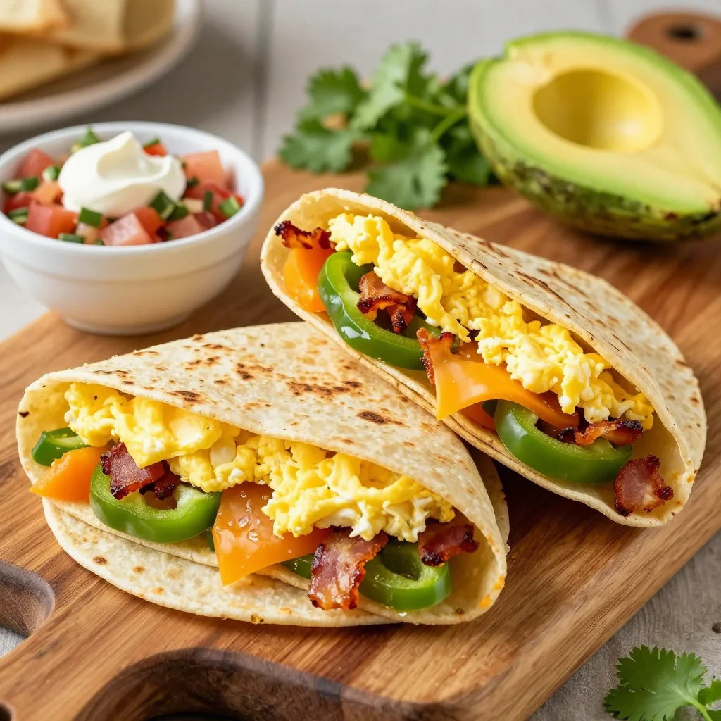 Freezer Ready Breakfast Burritos for New Year's Day