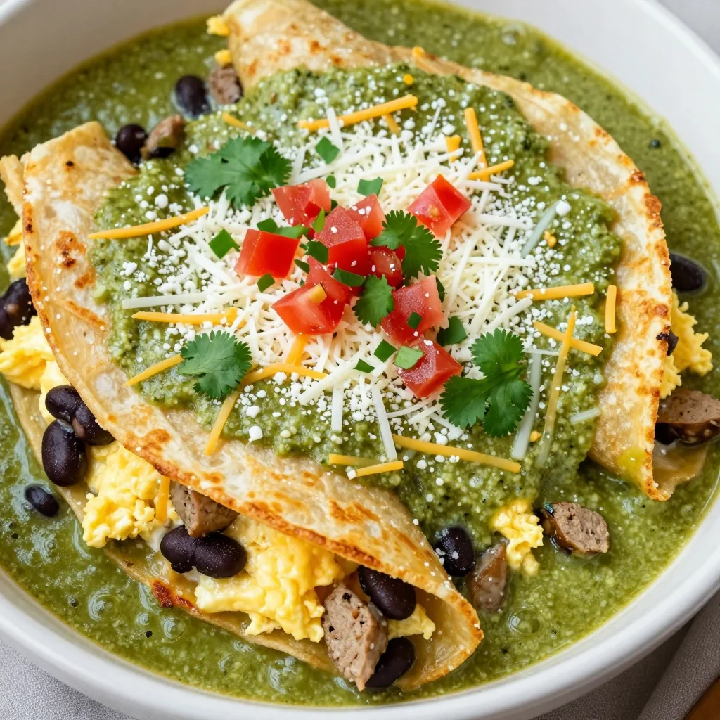 Crispy Breakfast Enchiladas for Clean Eating