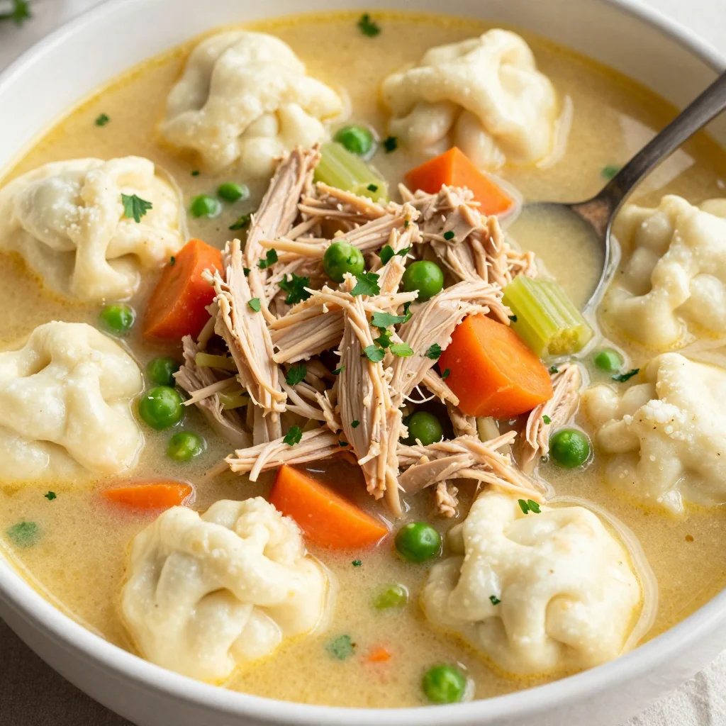 Easy Slow Cooker Chicken and Dumplings for MLK