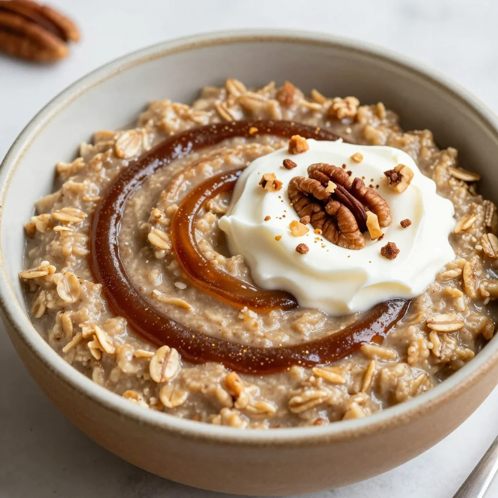 Cozy Cinnamon Roll Oatmeal for Sweet Cravings