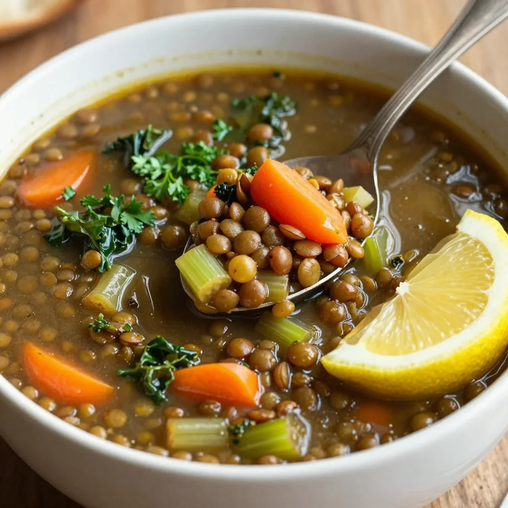 Budget Friendly Lentil and Vegetable Soup