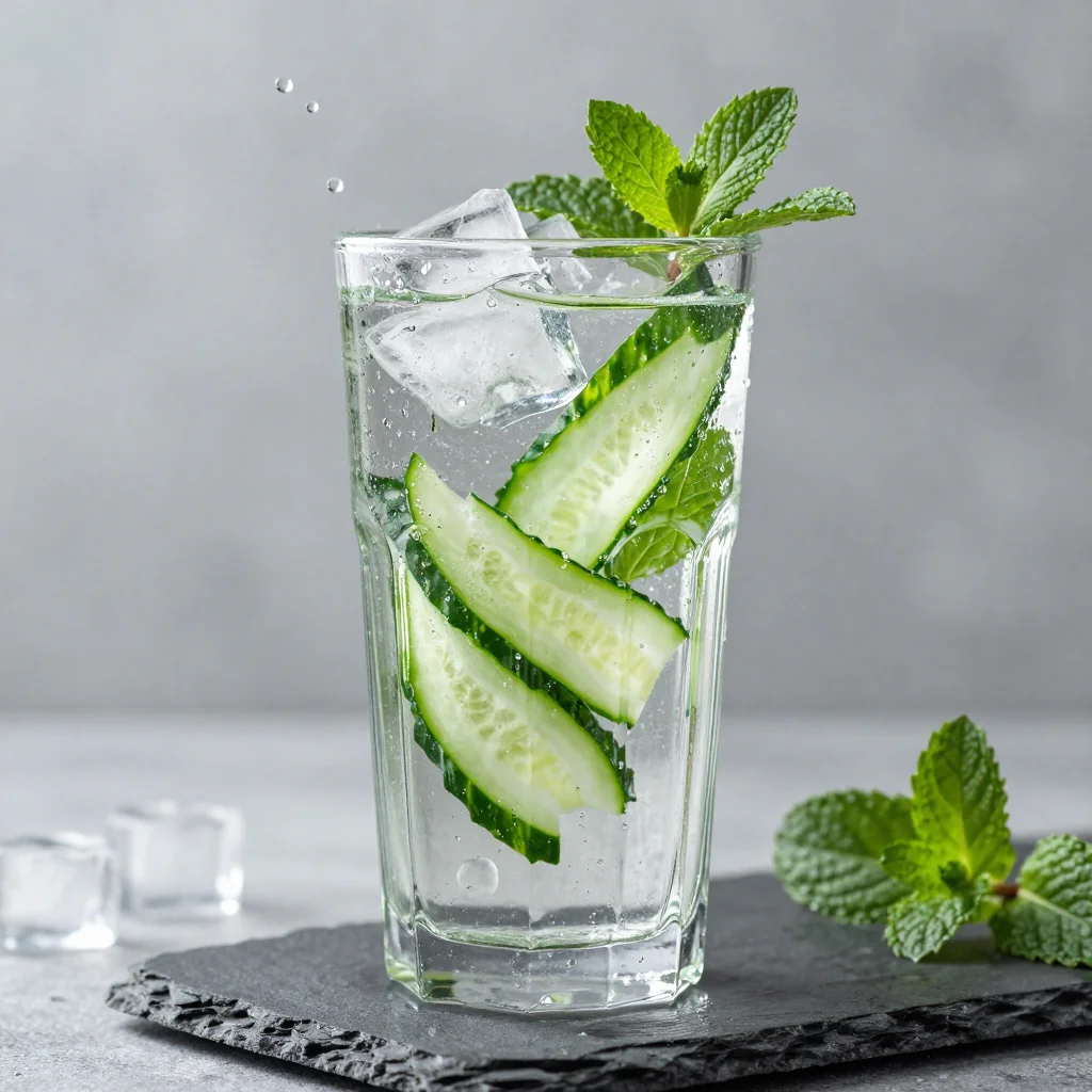 Cleansing Cucumber Mint Water for Hydration