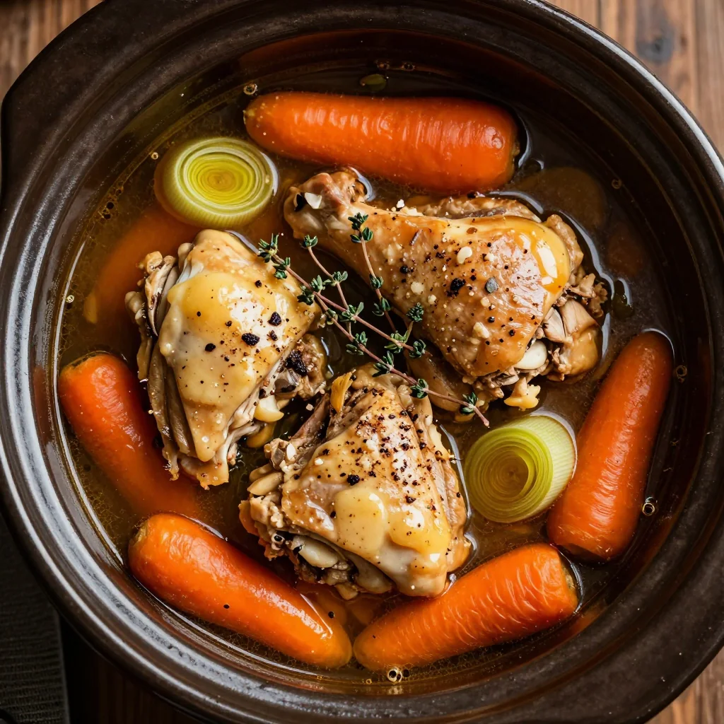 Cozy Slow Cooker Chicken and Leek Stew for Winter Nights