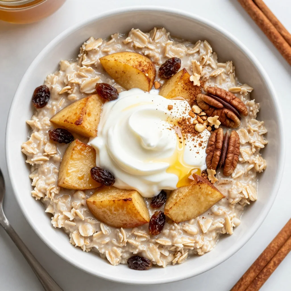 Warm Apple Cinnamon Steel-Cut Oats for a Hearty Bowl
