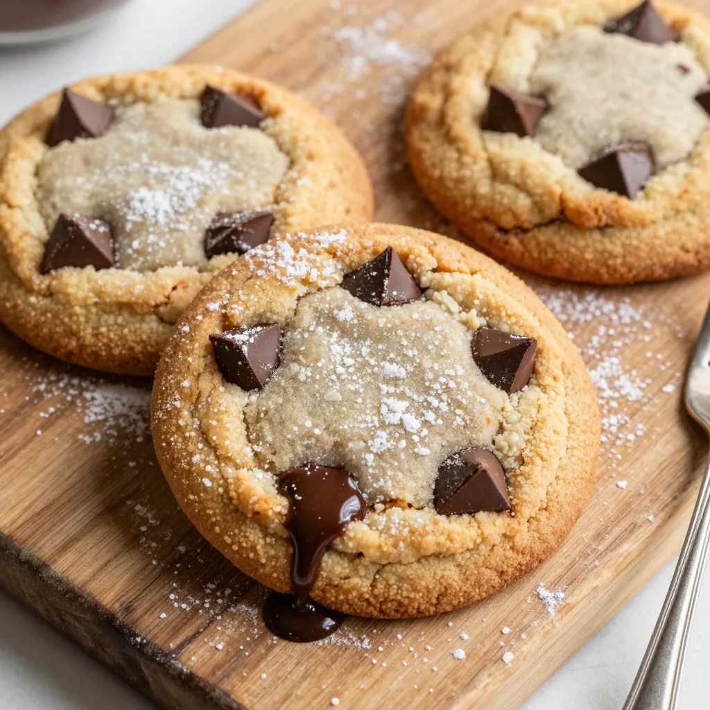 Molten Chocolate Chip Cookies That Melt in Your Mouth