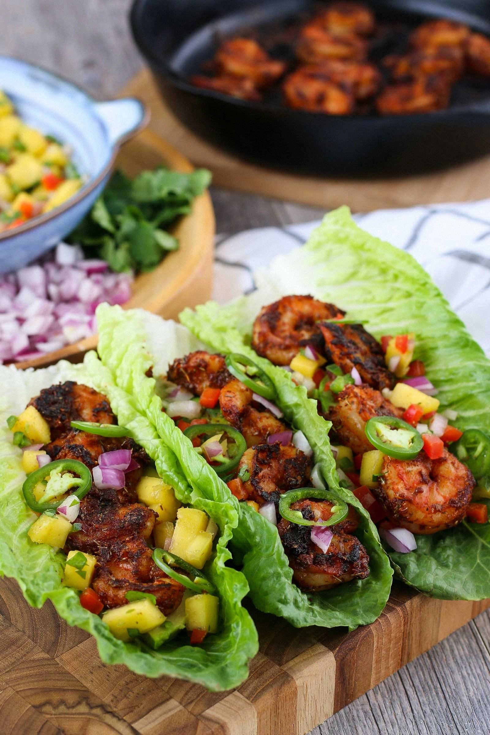 15 Minute Blackened Shrimp Tac