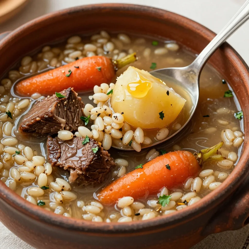 Cozy Beef and Barley Soup for a January Reset
