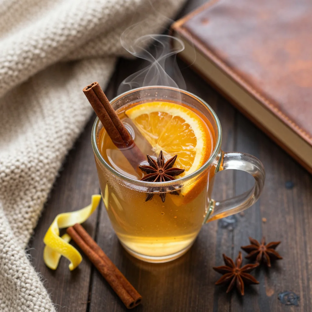 Warm Spiced Hot Toddy for MLK Day Relaxation