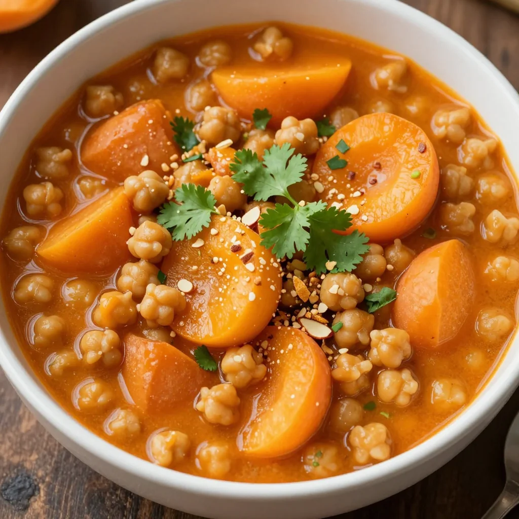 Slow Cooker Moroccan Chickpea Stew With Apricots