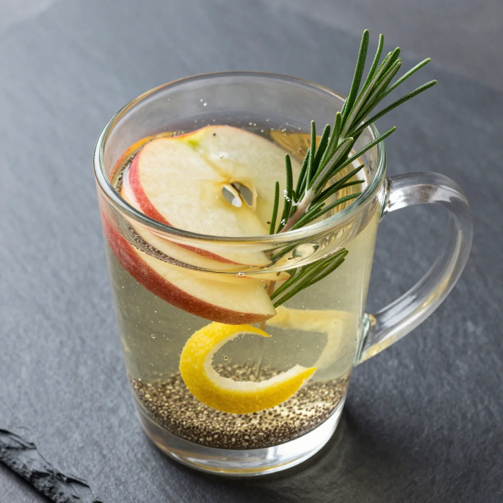 Winter Detox Warm Water with Apple Cider Vinegar
