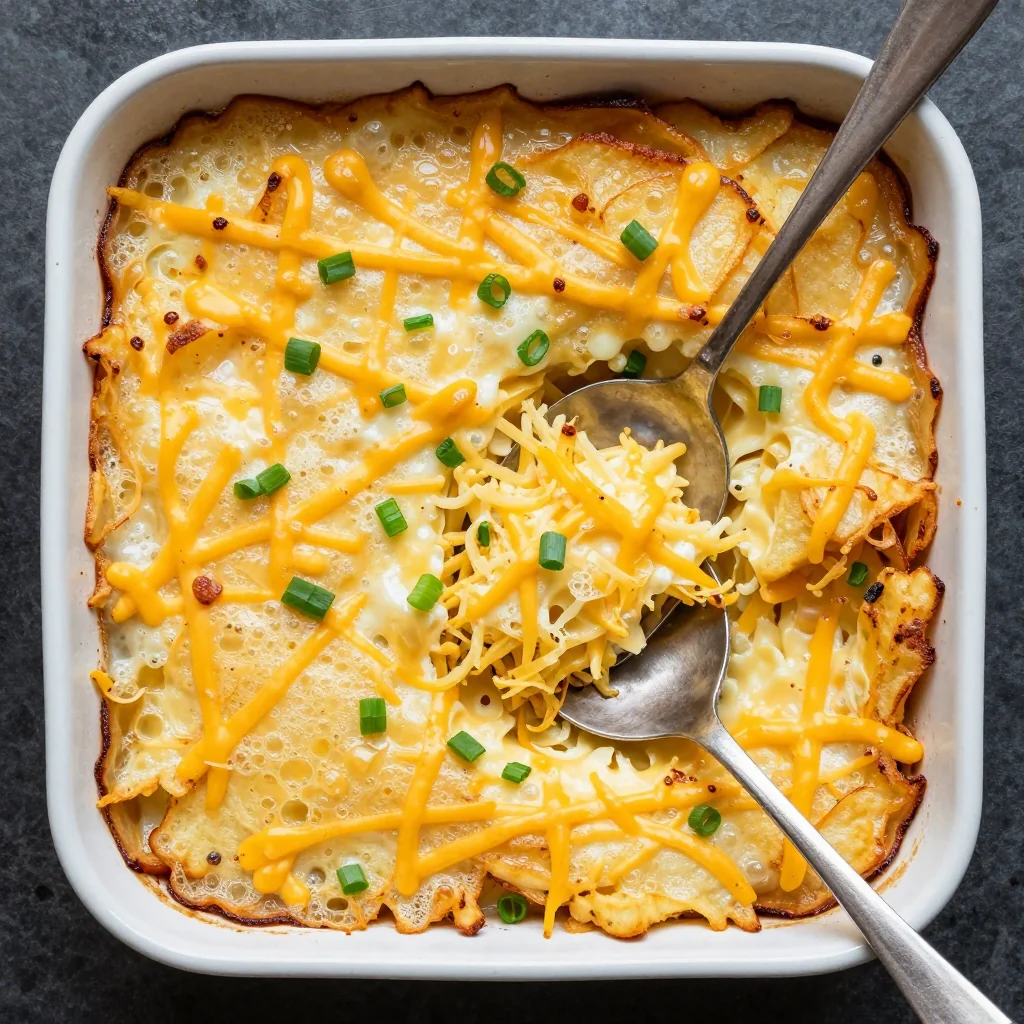 Crispy Hash Brown Casserole for Breakfast or Dinner