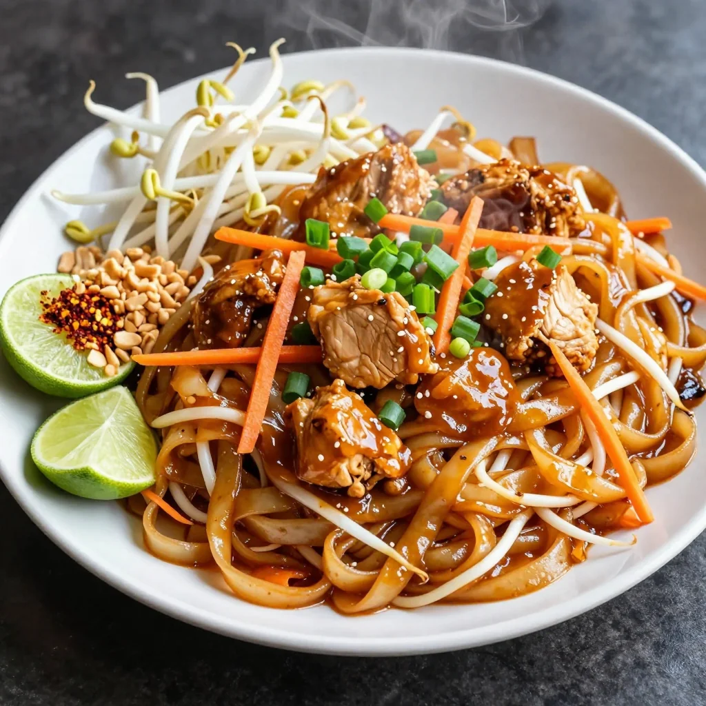 Quick Chicken Pad Thai That Is Takeout Style