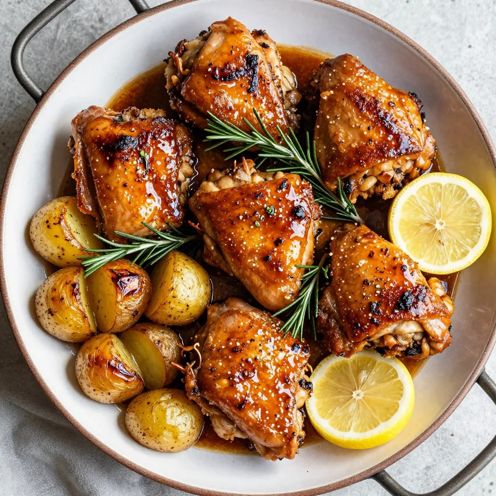 One-Pan Lemon Rosemary Chicken & Potatoes