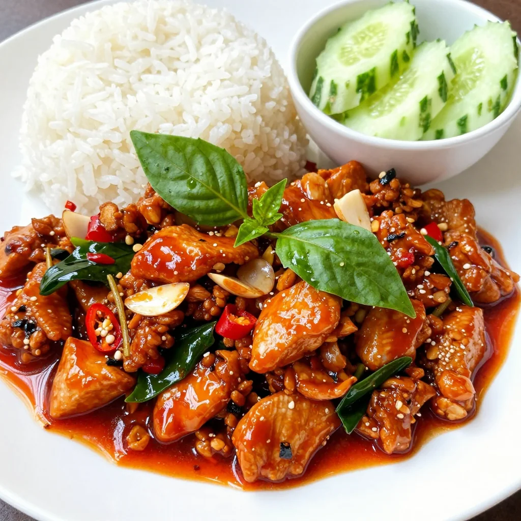 Spicy Thai Basil Chicken for Flavorful Meal Prep