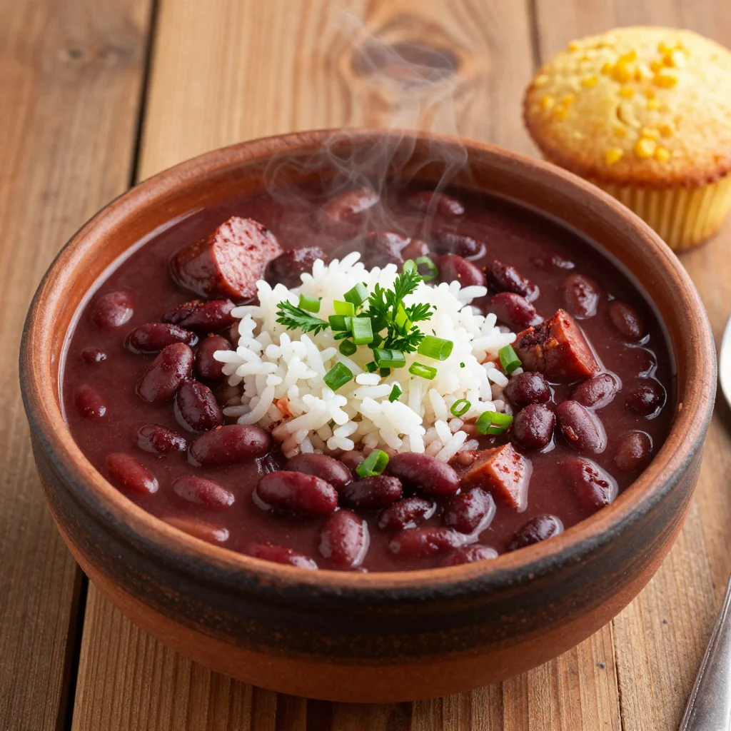 Martin Luther King Day Cajun Red Bean Soup