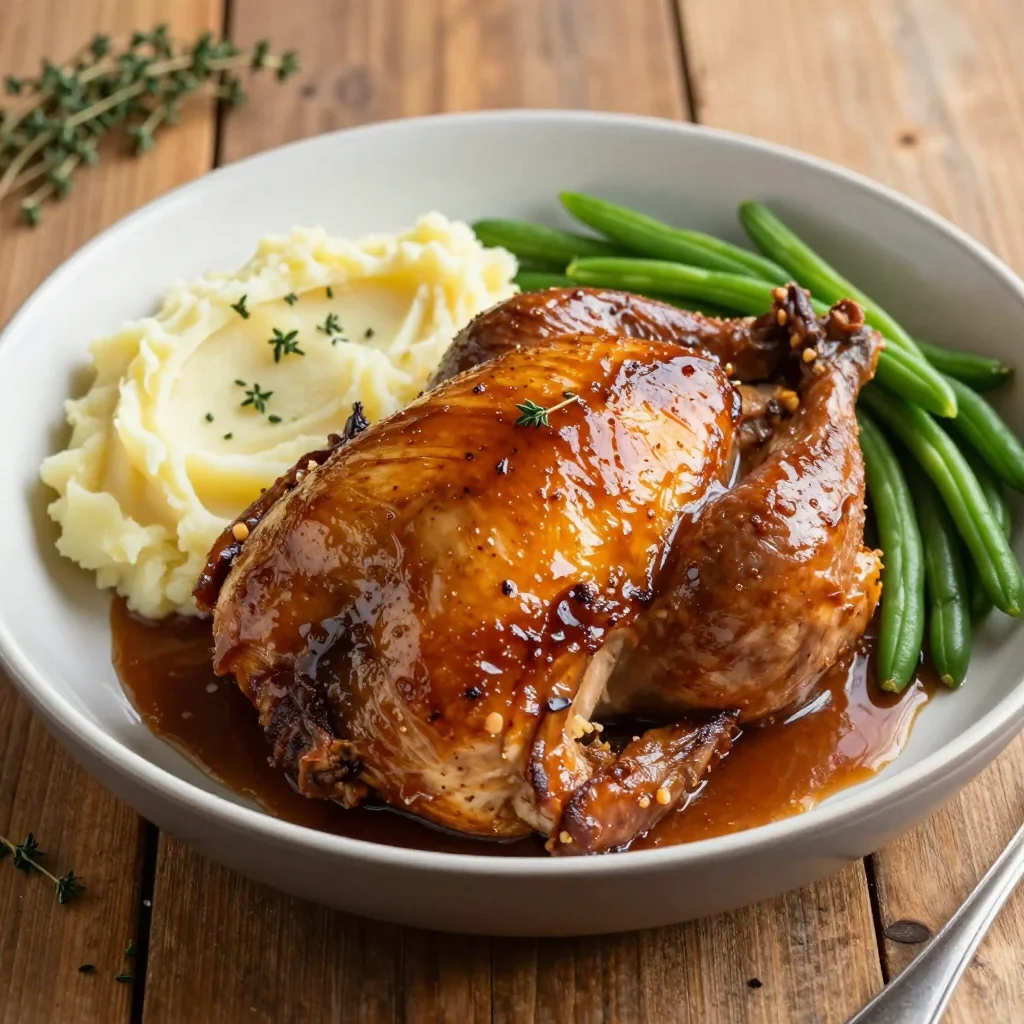 Healthy Turkey Meatloaf with Brown Sugar Glaze