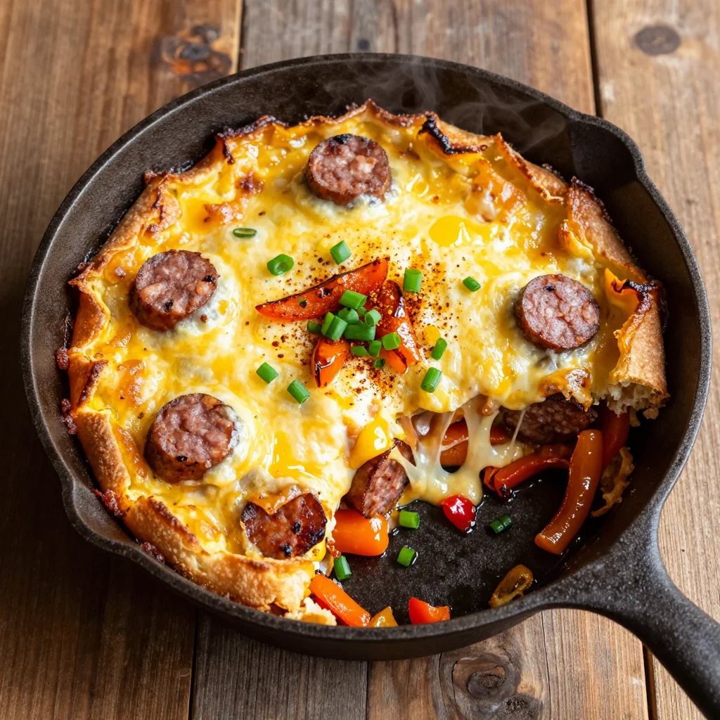 Savory Sausage and Veggie Breakfast Strata