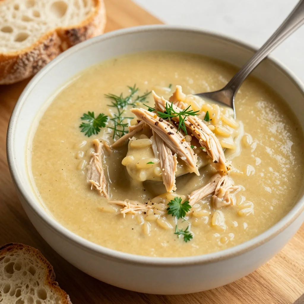 Winter Comfort Creamy Chicken and Wild Rice Soup