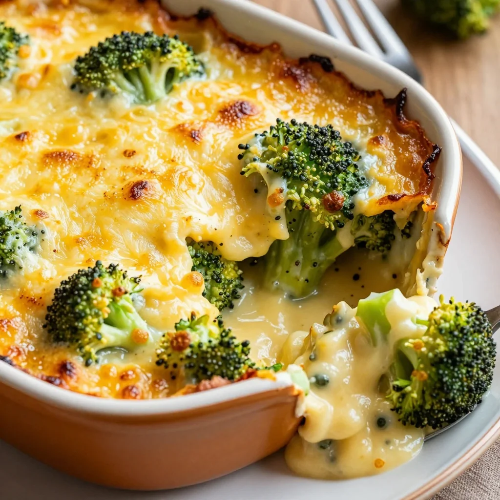 Cheesy Broccoli Casserole for Comfort Food Nights