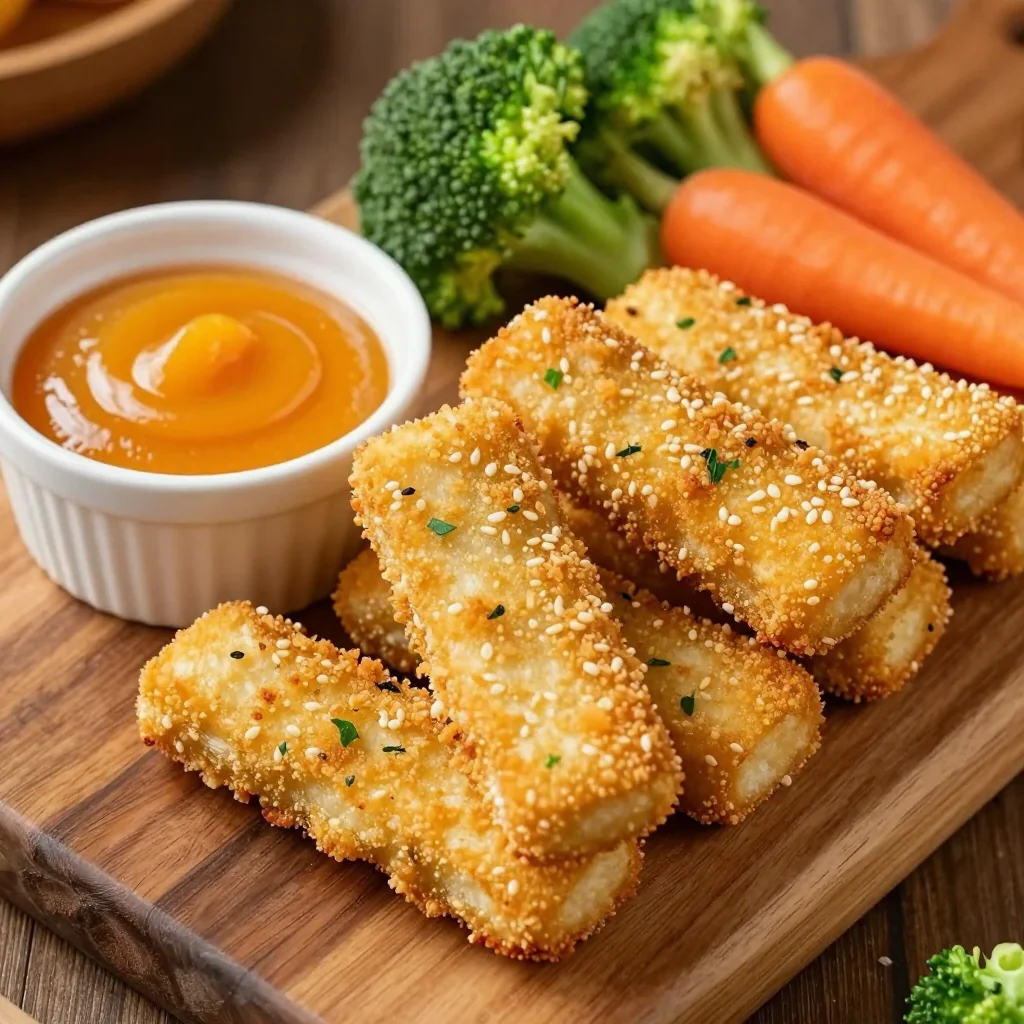 Crispy Baked Tofu Fingers for Kids and Adults