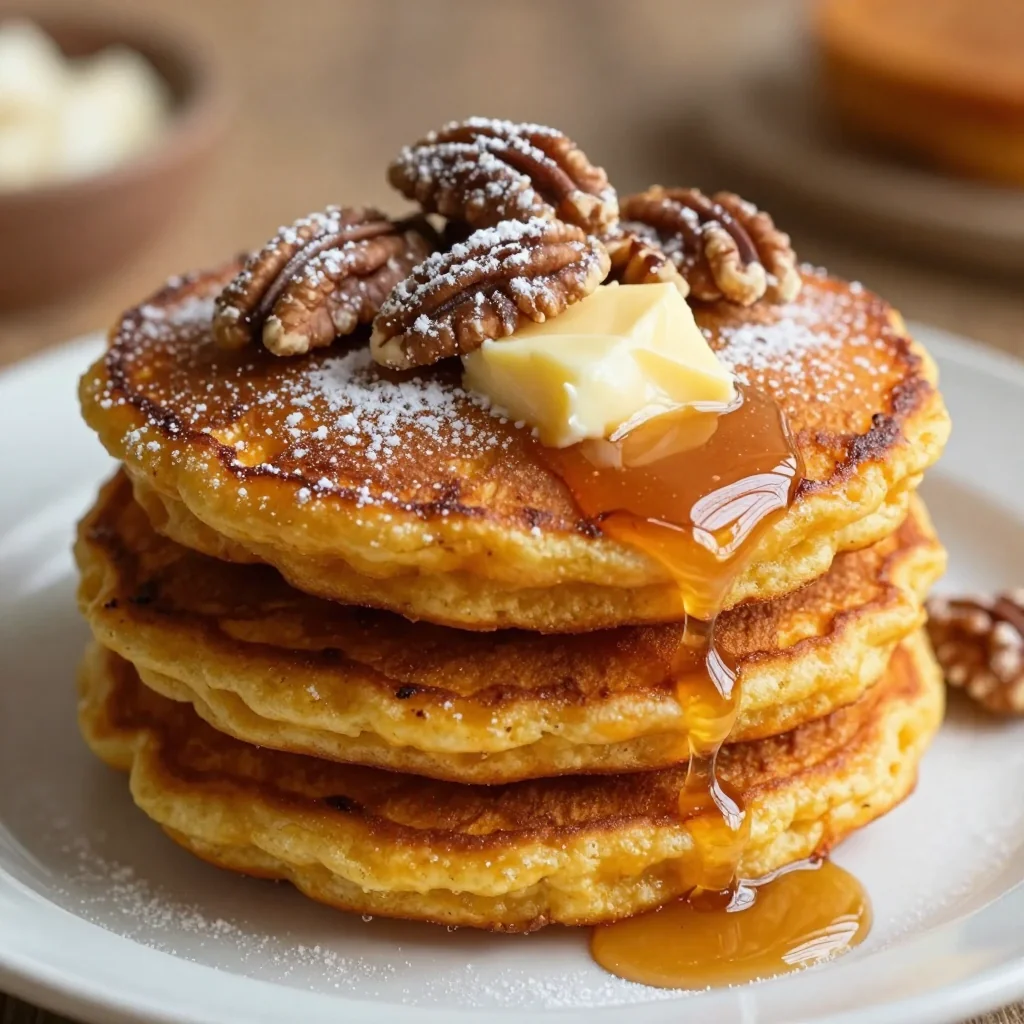Golden Brown Sweet Potato Pancakes for Winter