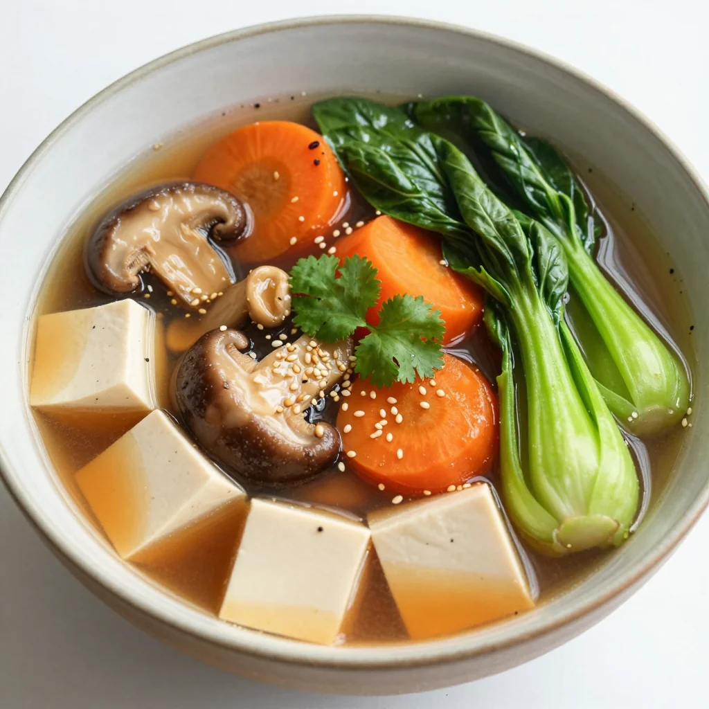 New Year Reset Freezer Meal Miso Veggie Soup for Quick Health
