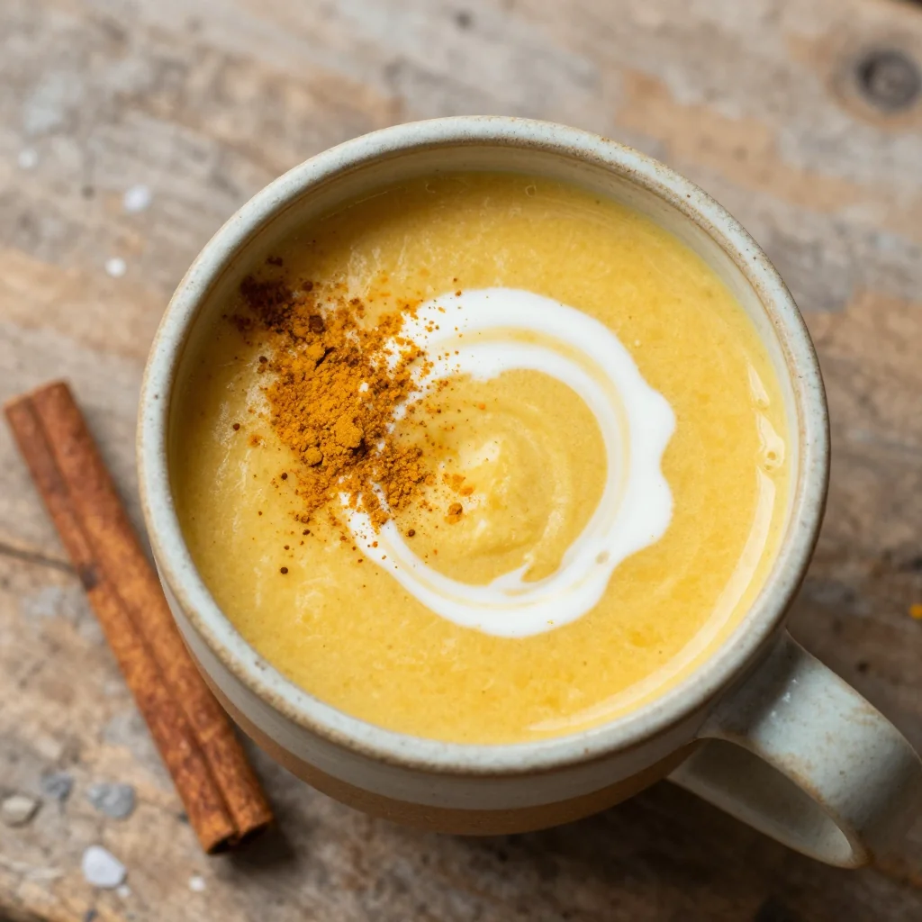 Warm Golden Milk Smoothie for Anti-Inflammatory Reset