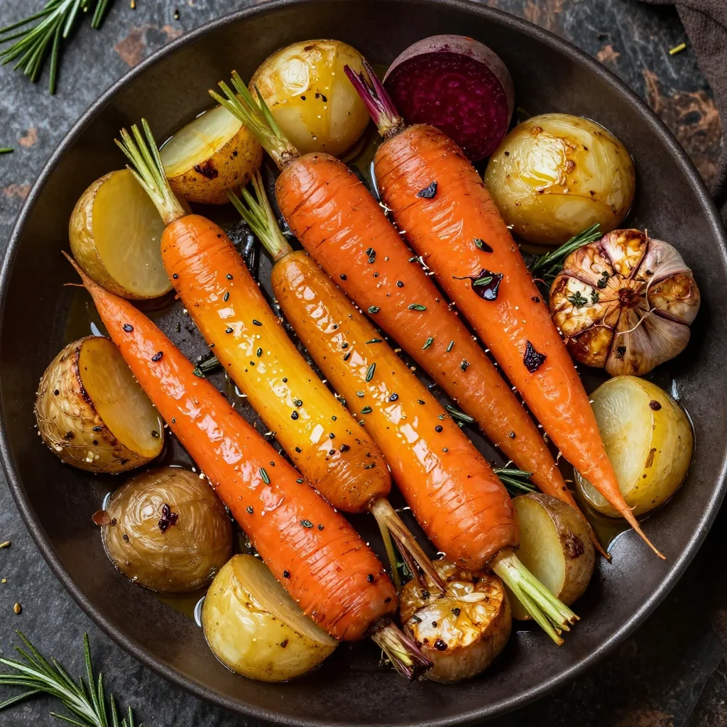 garlic and herb roasted root vegetables for budgetfriendly meals