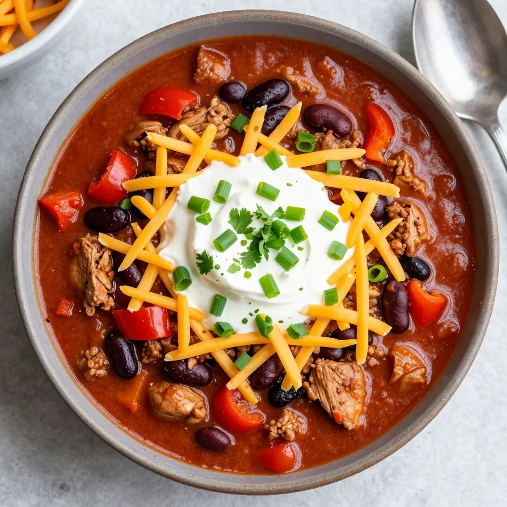 Easy Slow Cooker Turkey Chili for Crowds