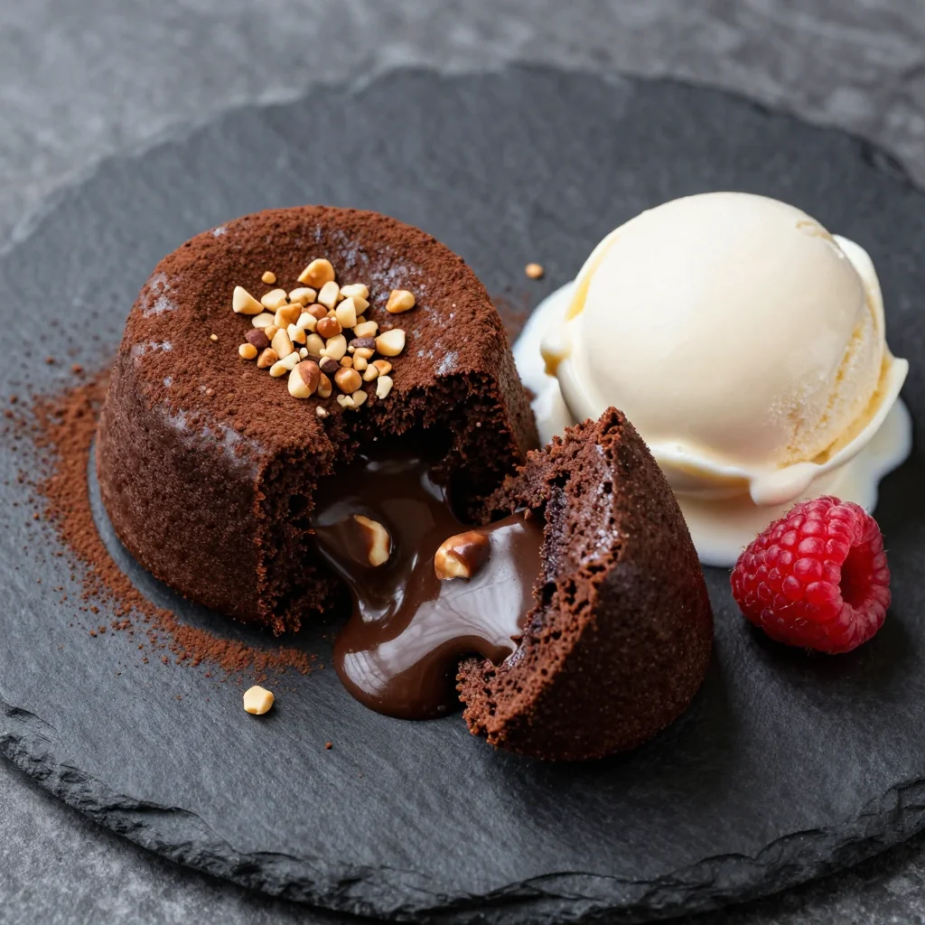 Indulgent Chocolate and Hazelnut Lava Cakes That are Gooey and Nutty