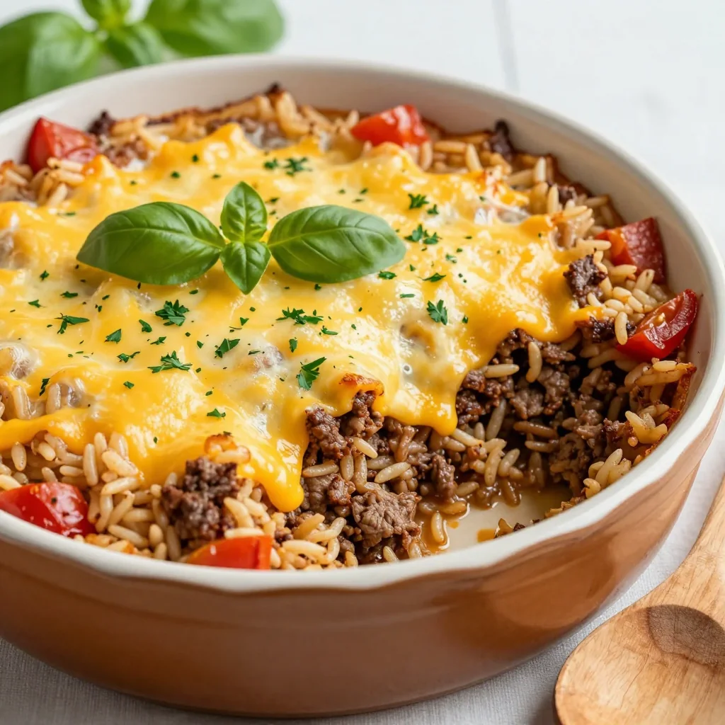 Budget Ground Beef and Rice Casserole for Family Dinners