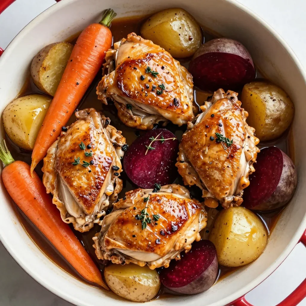 meal prepfriendly onepot chicken and root vegetables for families