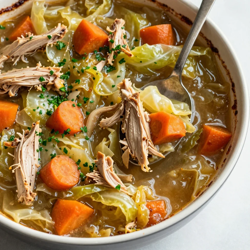 slow cooker turkey and cabbage casserole for busy family evenings