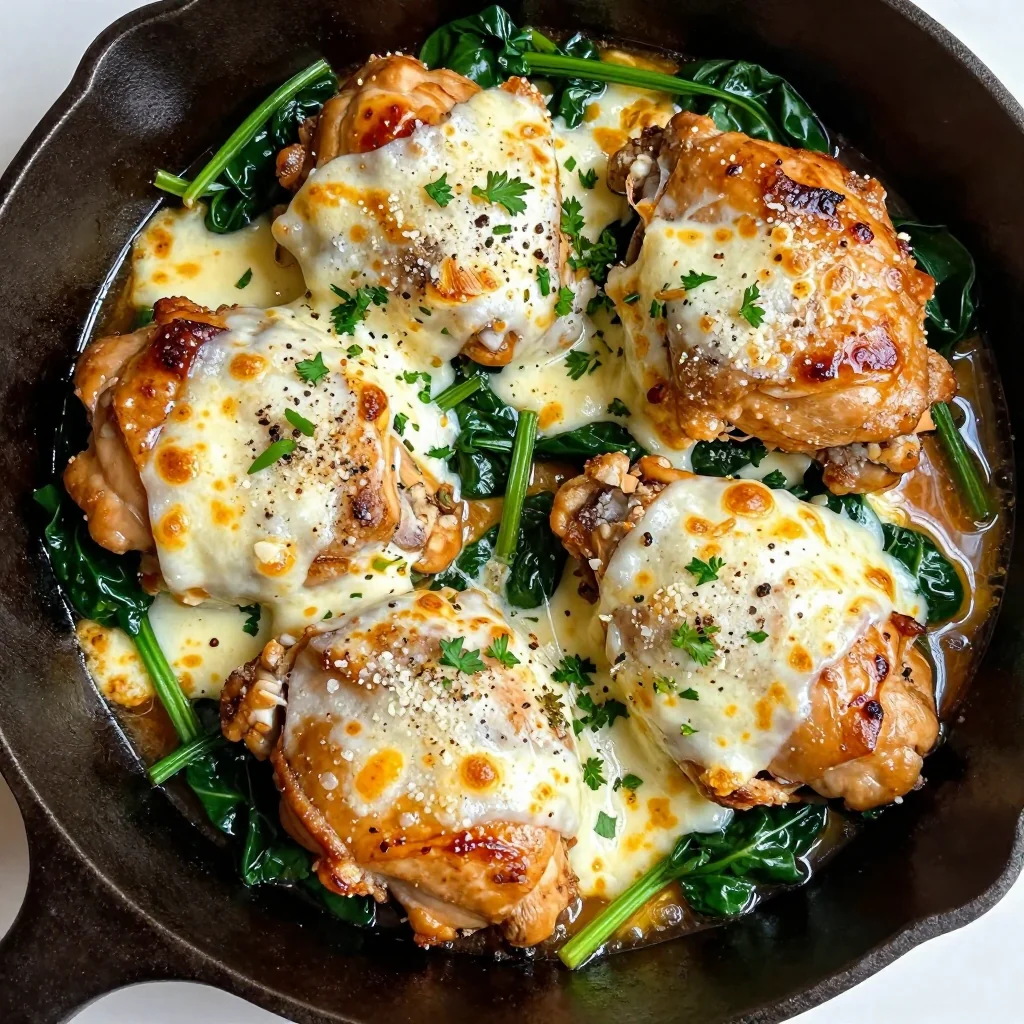 One-Pan Cheesy Chicken and Spinach for Busy Nights