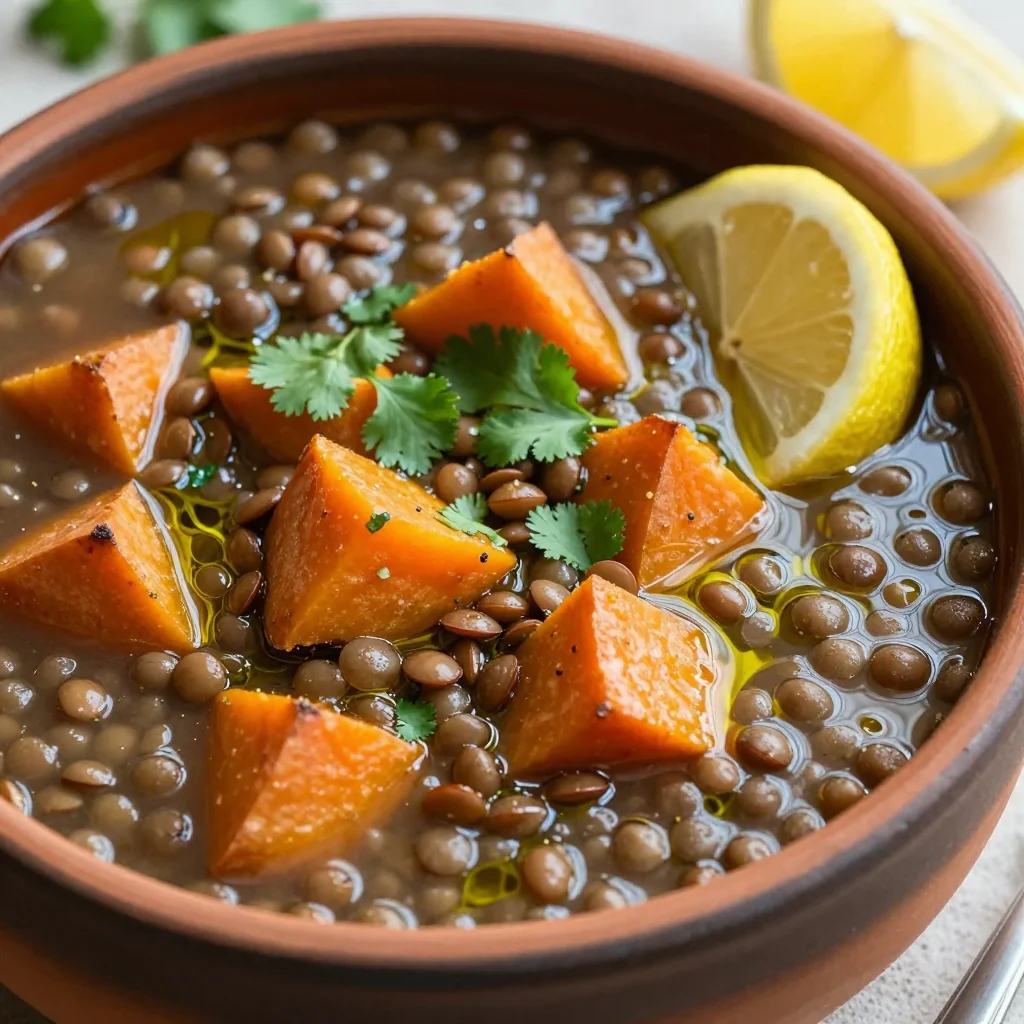 Hearty Lentil and Sweet Potato Soup for Winter