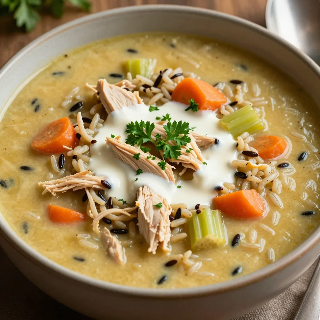 Creamy Chicken and Wild Rice Soup That's Perfect