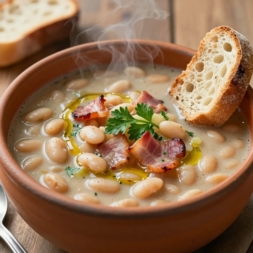 Cozy Bean and Bacon Soup for a January Day