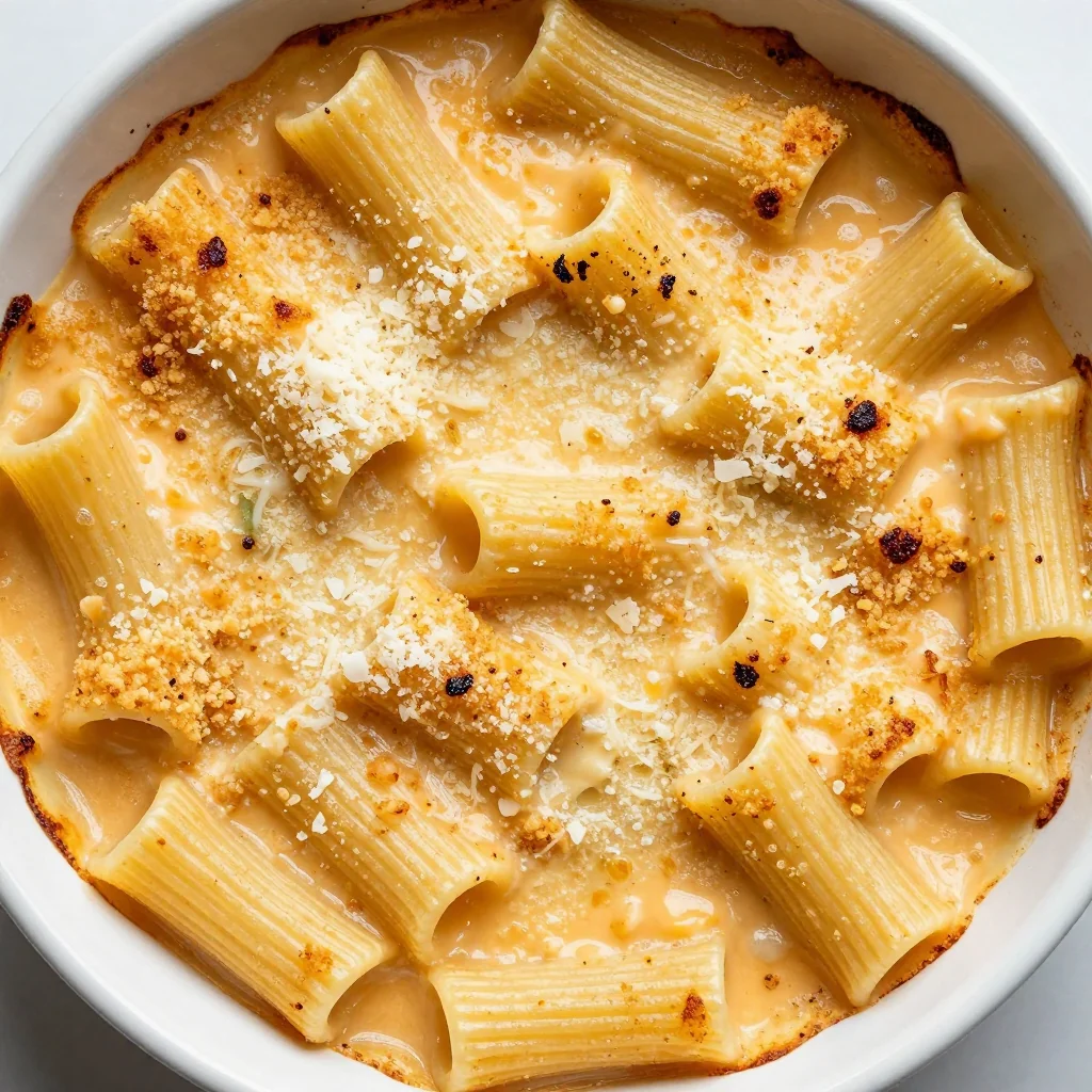 Baked Mac and Cheese with a Golden Crust