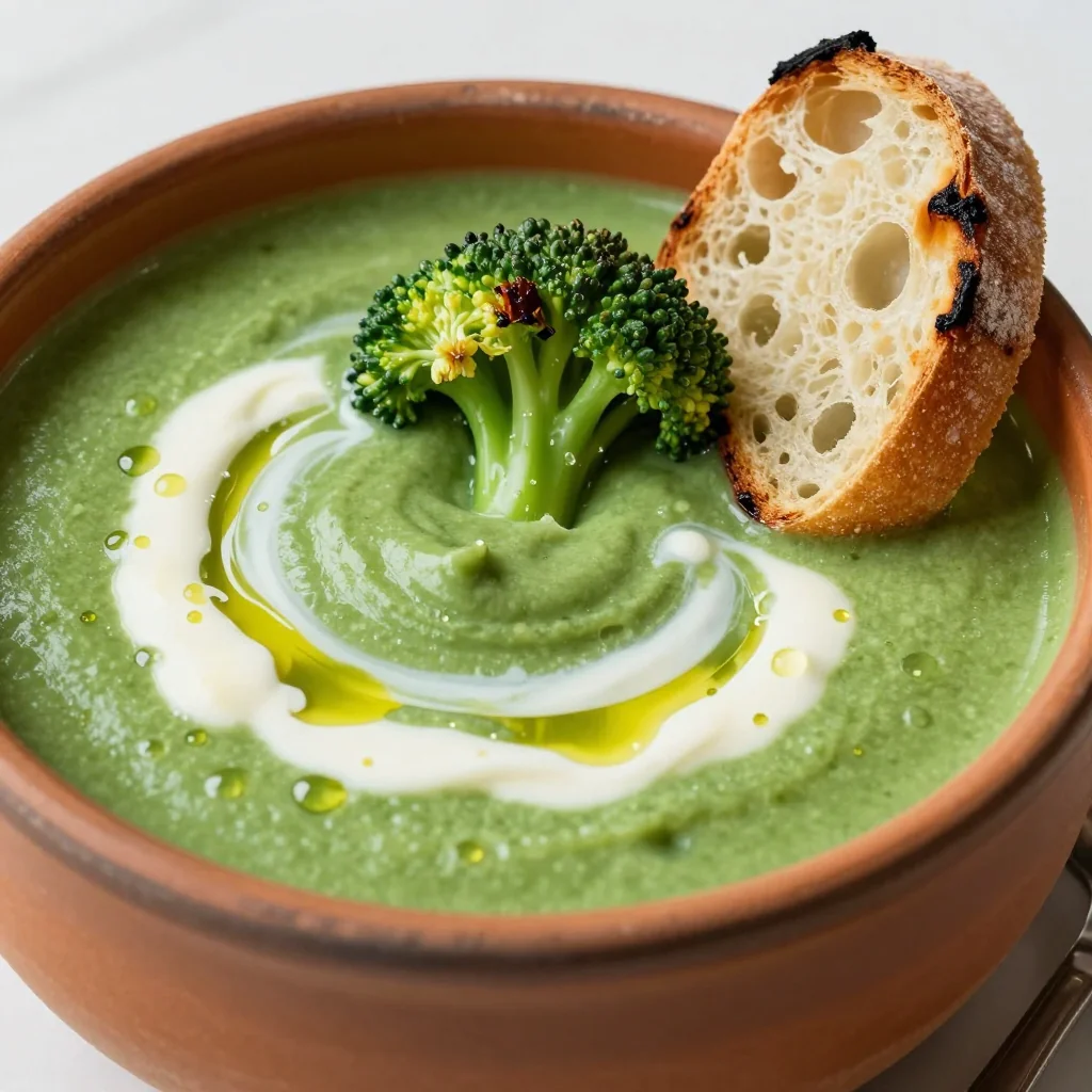 Cozy Cream of Broccoli Soup for January Nights