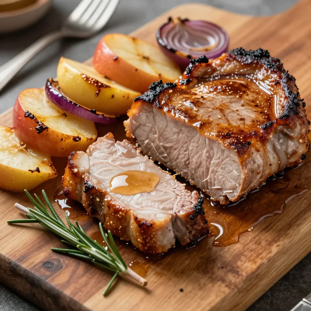 One-Pan Pork Chops and Apples for a Sweet Dinner