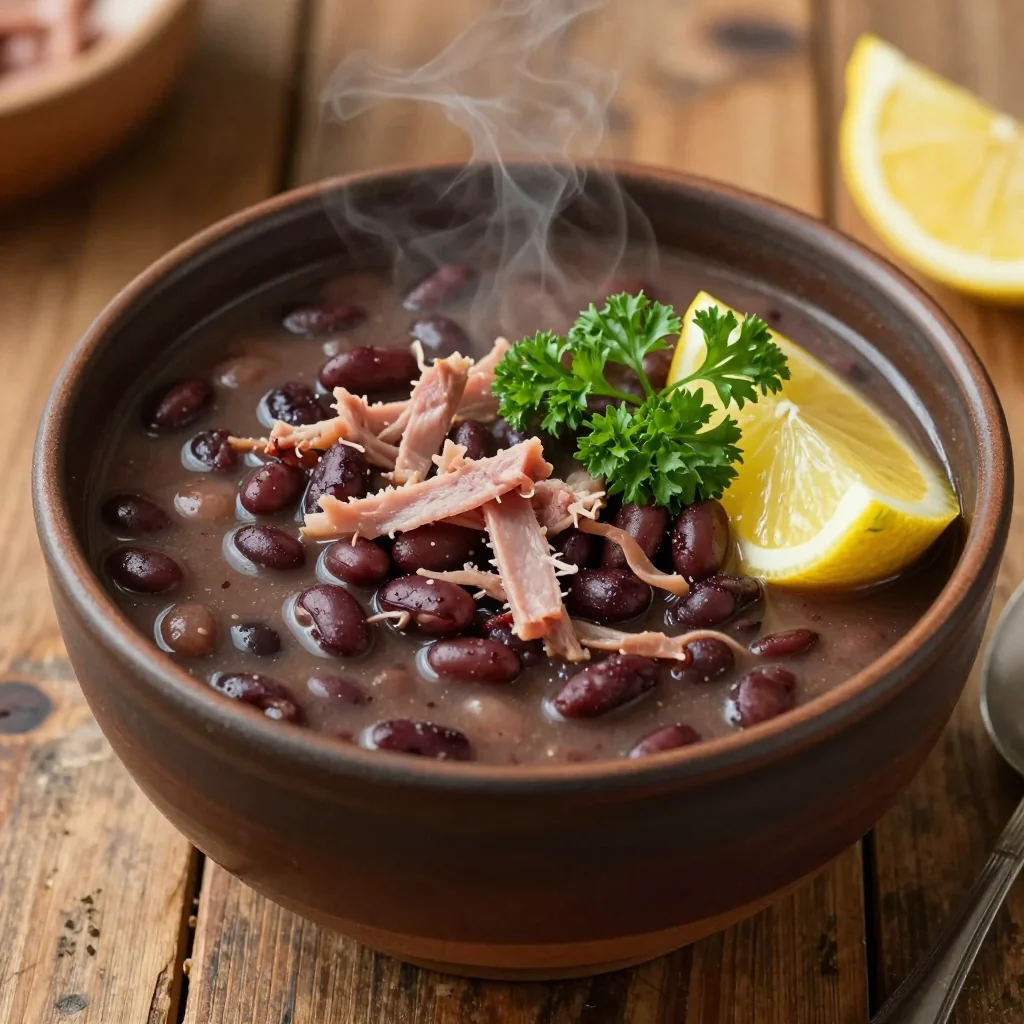 Pantry Clean-Out Navy Bean and Ham Hock Soup