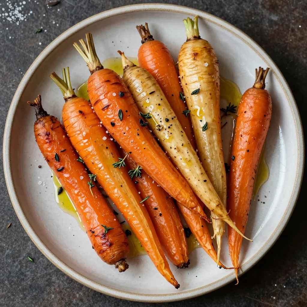 warm lemon roasted carrots and parsnips for healthy winter sides