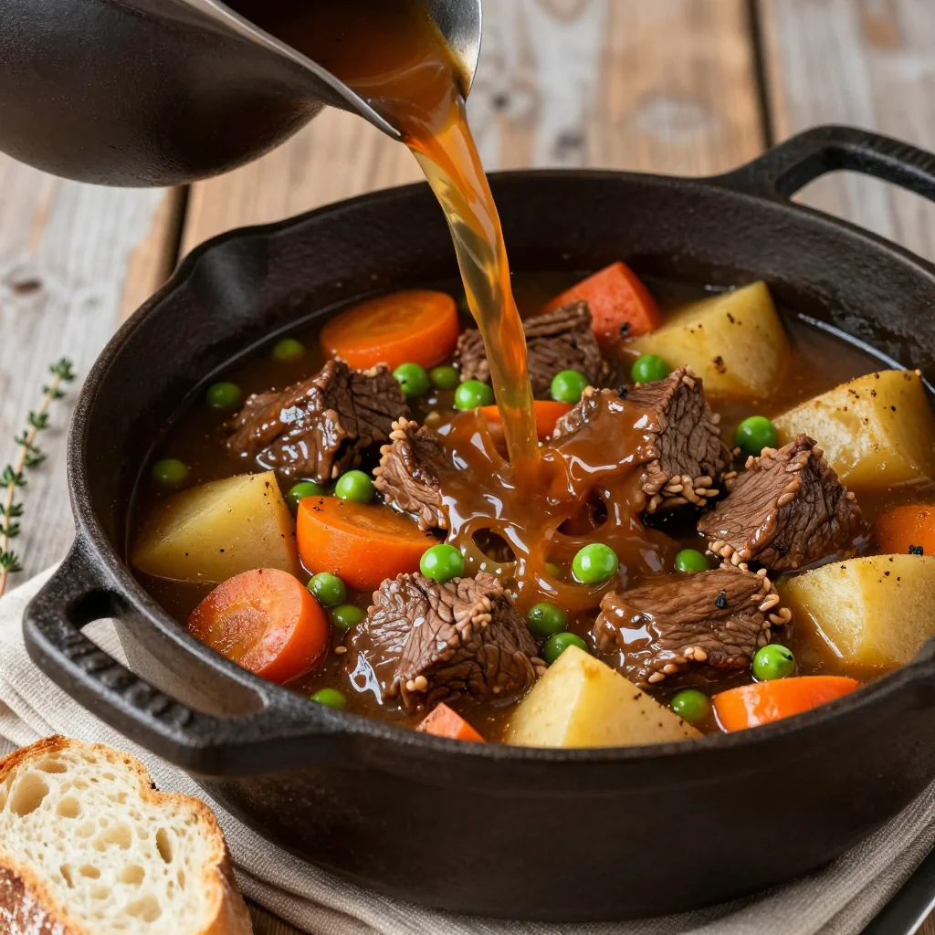 batch cooking slow cooker beef and vegetable stew perfect for january