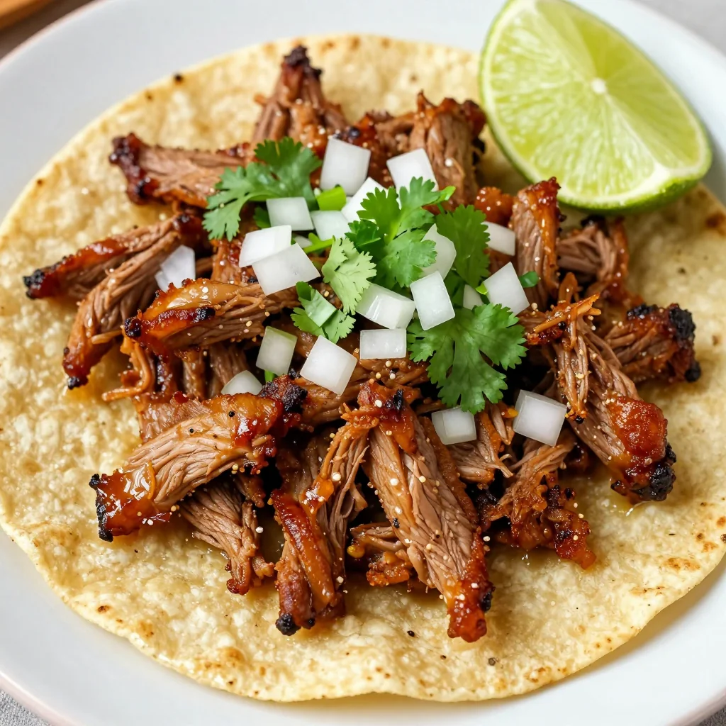 Slow Cooker Pork Carnitas for Cozy NFL Playoff Tacos