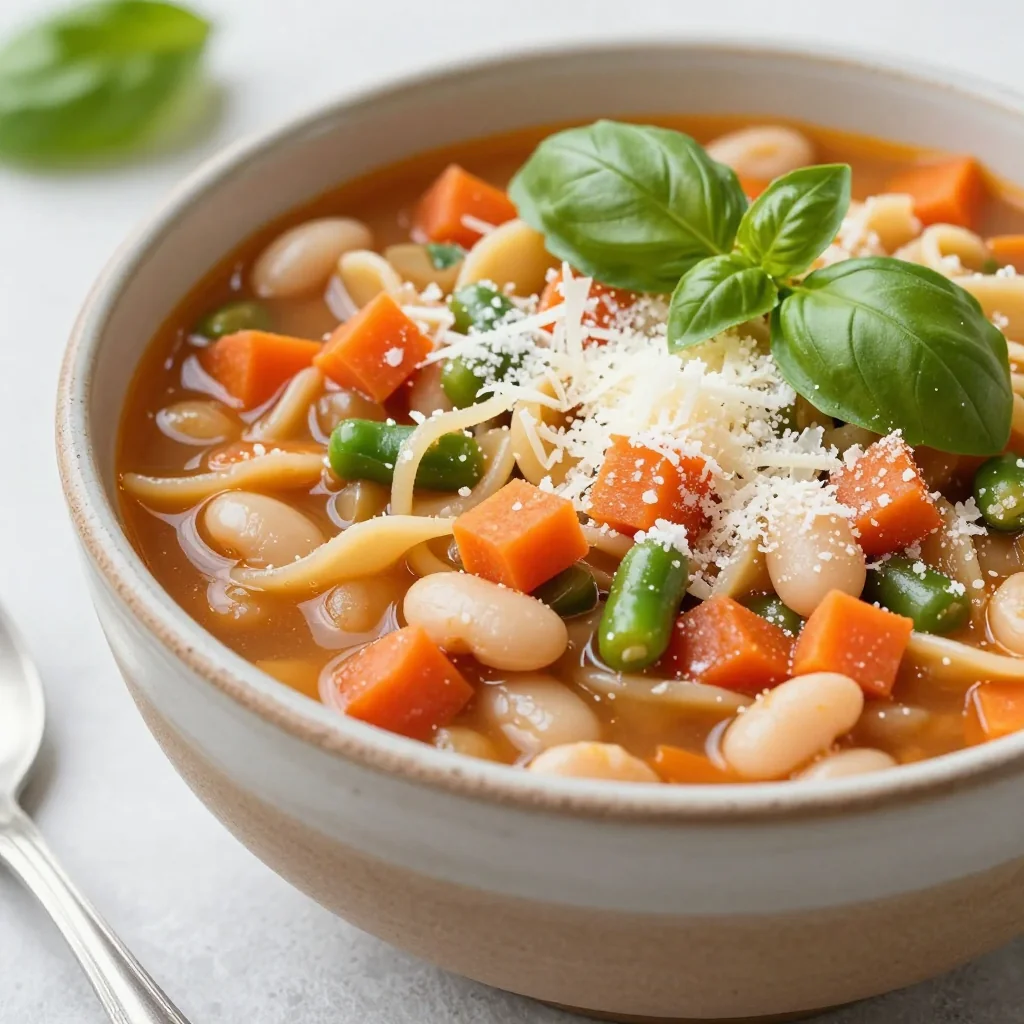 New Year's Day Quick Pantry Minestrone for Fresh Year Vibes Hot