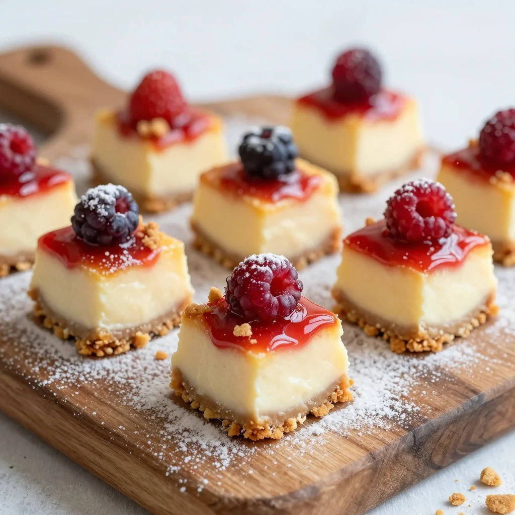 Indulgent Cheesecake Bites That Are Mini And Perfect