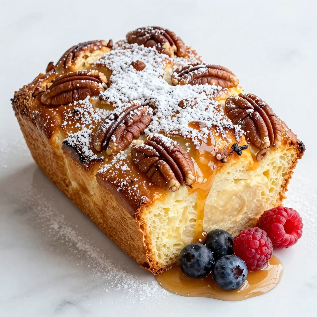 Warm Maple Pecan French Toast Bake for Weekend Brunch