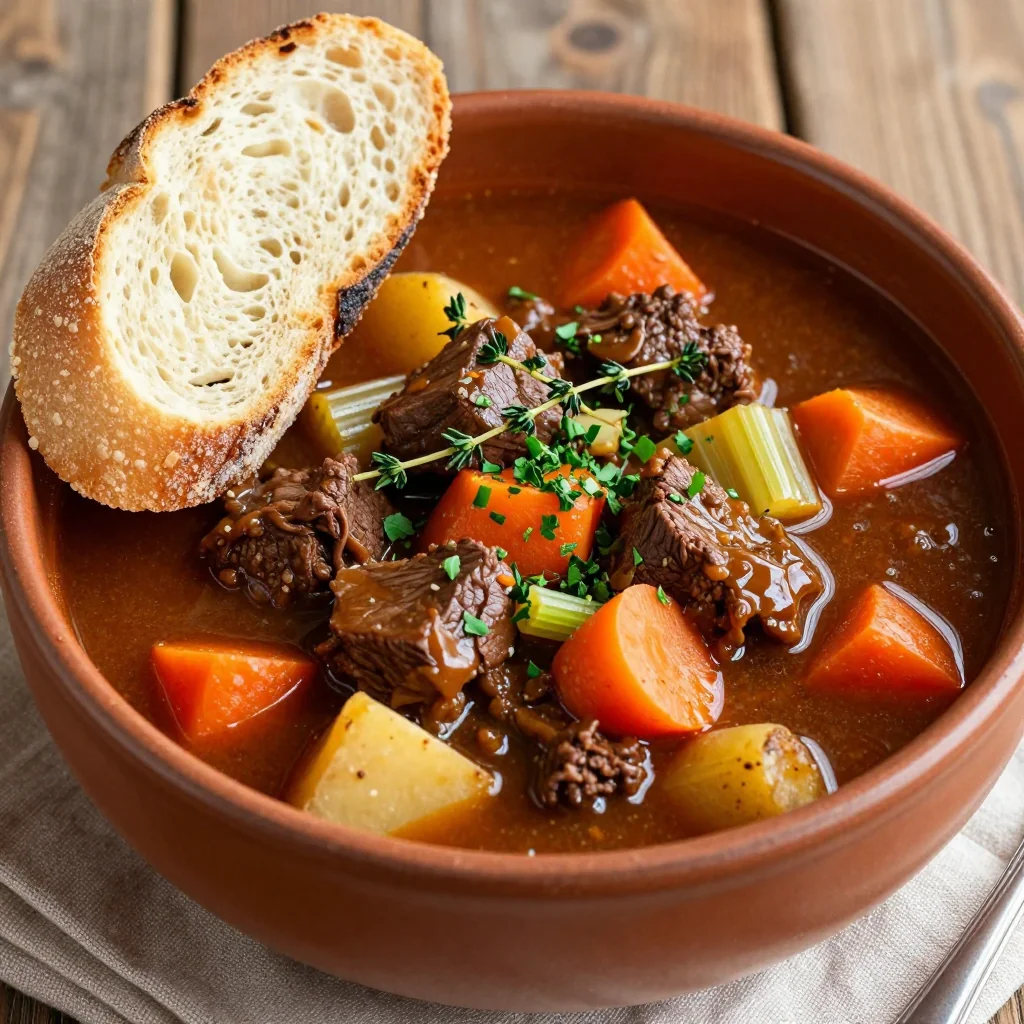 Hearty Slow Cooker Stew for New Year's Cozy Nights